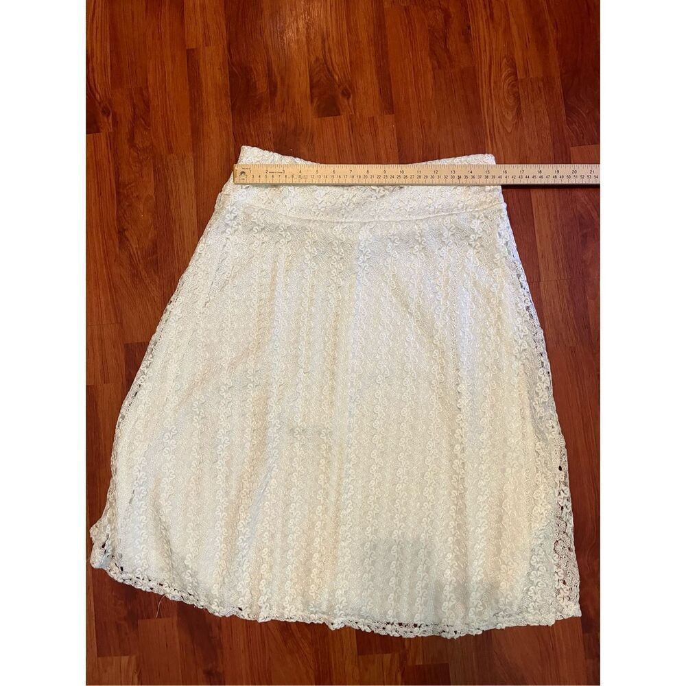 Elizabeth & Nicole Elegant Laced A-line Skirt size XL - Picture 7 of 8